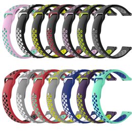 Rainbow Bands For Huami Amazfit GTS 3 GTR 2 Zepp E Z Silicone Wrist Strap For Xiaomi Mi Watch Colour 2 Mibro Air Sport Bracelet
