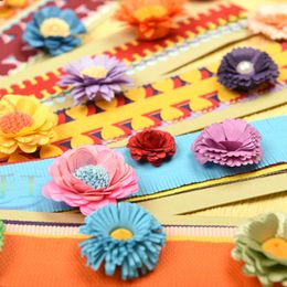New 10PCS/1 Bag Flower Quilling Paper Strips Colourful Origami DIY Paper Hand Craft DIY Handmade Artwork Flower DIY Supplies