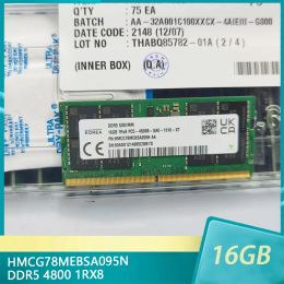 RAMs For SK Hynix RAM HMCG78MEBSA095N 16G DDR5 4800 1RX8 PC54800B 16GB Laptop Memory