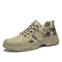 Casual Shoes 2024 Men's Anti Slip And Wear-resistant Outdoor Work Clothes Mountaineering Leisure Site Camouflage Trendy