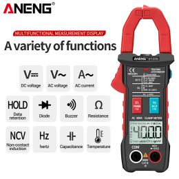 ANENG ST205 Digital Electric Professional Clamp Meter DC/AC Multimeter Current Clamp Intelligent Automatic Voltage Tester Tool