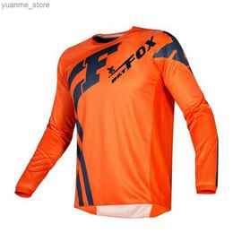 Cycling Shirts Tops BAT Shirts Downhill Jersey Mountain Bike Jerseys Camiseta Racing Jersey Offroad DH Cycling Jersey Motocross T-shirt Y240410