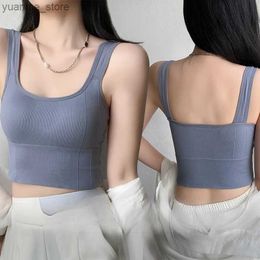 Yoga Outfits Hot Summer New Breathable Inner and Outer Vest Womens Steel Free Ring Gather Sports Bra Sports Bra Exercise Top Y240410