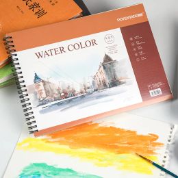 Notebooks POTENTATE 16K 16sheets 300g Artist Watercolor Paper Sketch Book For Oil Paiting Drawing Diary Creative Notebook Gift