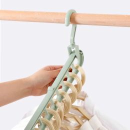 9-hole Clothes Hanger Rack Closet Organiser Space Saving Hanger For Clothes Multi-port Clothes rack folding Clothes Drying Rack