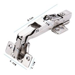 Hardware 165 degrees Hydraulic Folding Damper Buffer Door Hinge Window Accessories Furniture Supplies