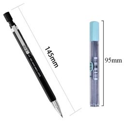 2.0mm Mechanical Pencil 3Pcs Drawing Painting Automatic Pencil Lead Set Students Supplies Office School Kawaii Stationery
