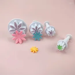 Baking Moulds Little Daisy Fondant Mould Flower Spring Pressing Die Cookie Cutter DIY Home Tools Cake Decoration