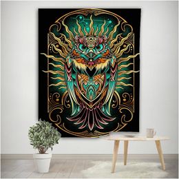 Magic Series Tree of Life Wall Hanging Tapestry Art Deco Blanket Curtain Hanging at Home Bedroom Living Room Decoration