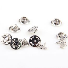 10pcs Holder Clutch DIY Buckle Squeeze Badge Jewellery Accessories Lapel Pin Butterfly Brooch Clasp