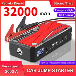 Outdoor Emergency Start Engine Portable Car Jump Starter 159800mAh Battery Power Bank Battery Booster Strong Starting 12V Cars