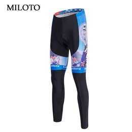 USA/UK Pants MILOTO Cycling Pants For Men Long Pants Trousers Breathable Cycling Bicycle Bike Long (Bib) padded mtb Pants