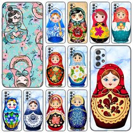 Russian Dolls Matryoshka Phone Case For Samsung A21 A30 A50 A52 S A13 A22 A32 4G A53 A73 5G A12 A23 A31 A33 A51 A70 A71 A72