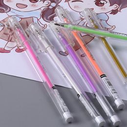 10pcs/Set Large-Capacity Water Chalk Water-Based Pen Highlighter Pen Colorful Gradient Pen Student Gift School Office Supplies