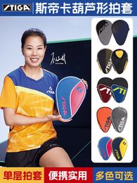 New Genuine Stiga Table Tennis Racket Cover Sport Bag Ping Pong Bat Racquet Sports Case
