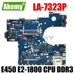 Motherboard K73B Motherboard With E450 E21800 CPU for ASUS K73B K73BE X73B K73BR K73BY PBL70 LA7323P Laptop Motherboard Mainboard