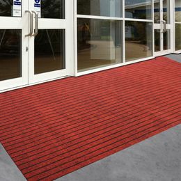 Thin Large Doormat for Entrance Door Indoor Outdoor Stripe Red Gray Bedroom Rugs Anti Slip Hallway Door Floor Mat Kitchen Carpet