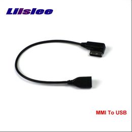 AMI MDI MMI To RCA USB AUX iPhone iPod Connector For Audi A3 A4 S4 A5 S5 A6 Q7 A8 S8 RS8 R8 TT Car Cable Adapter Wire