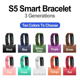 Watches S5 Smart Watch 3 Generation Sports Heart Rate Metre Step Waterproof IP68 Taking Temperature Health S5 Smart Band Woman/Man Watch