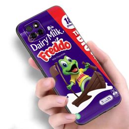 Chocolate Biscuit Milk Drink Phone Case For Samsung A21 A30 A50 A52 S A13 A22 A32 4G A33 A53 A73 5G A12 A23 A31 A51 A70 A71 A72