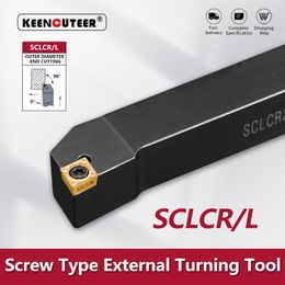 SCLCR0808/1010/1212/1616/2020/2525 External Turning Tool SCLCR SCLCL Lathe Bar Turning Holder CNC Cutting Tool Cutter Bar