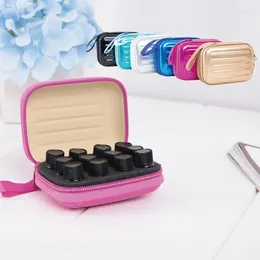 Storage Bags 12Slots 1-3ML Essential Oil Case Travel Carrying Zipper Bottle Holder Handbag Collect
