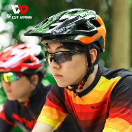 WEST BIKING Bicycle Helmet Ultralight Breathable Adjustable Bicycle Safety Cap MTB Road Bike Men Women Sports Cycling Helmet