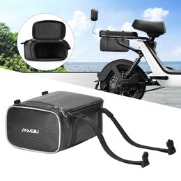 Tail Bag Motorcycle Seat Bag Waterproof Rear Seat Bag Luggage Bag Saddle Bags Multifunctional PU Leather Motorcycle Bag For