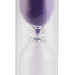 1Pcs New Mini Smiling Face Sandglass Purple Hourglass Sand Clock Timer 1/2/3/5 Minutes