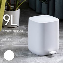9 Liters Recycling Trash Bins Home And Office Storage Dustbin Automatic Cube With Lid Wastebasket Trash Diaper Storage Furniture