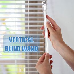 Venetian Blinds Pulling Rod with Replacement Rod Heads Set Accessory for Transparent Curtain Vertical Wand Supplies Kit Y5GB