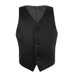 New Teen Kids Boys Waistcoat Gentleman Formal Suits Vest Tops For Wedding Pageant Birthday Party Baby Boys Clothes 2-14 Years