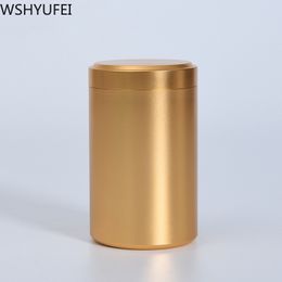 Portable Organizer Alloy Seal Tea Box Cans travel Mini tea Cans Sugar Bowl Coffee Powder Cans Spice Jars Dried Fruit Collection