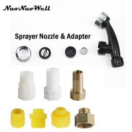 2pcs M14 *1.5MM K5 D3 J5 Sprayer Nozzle M14 to M18 Thread Connector Sprayer Gun Adapter Nozzle Fittings for Garden Dedust