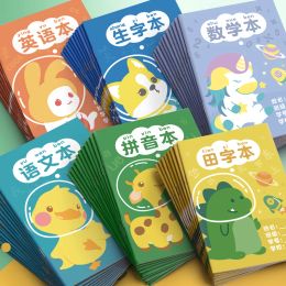 Planners 10 Psc/Set Primary School Students Tian Zige Pinyin Exercise Book Vocabulary Homework Book Student Notebook Stationery Livros