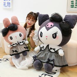 60cm Dark Kuromi Doll Melody Doll Children's Pillow Street Stall Wholesale