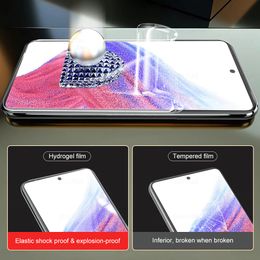 6-in-1 Soft Hydrogel Protective Film For Samsung Galaxy A53 5G 6.5'' Screen+Camera Lens Film Sansung 53A 53 A 53 SumsungA53 Not