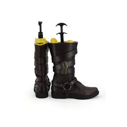 DMC 5 Dante Cosplay Leather Boots Shoes Halloween Carnival Shoes Prop Custom Made