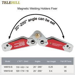 Magnetic Welding Fixer 20-200 Degrees Multi-angle Adjustable Solder Magnet Weld Fixer Holders Positioner Auxiliary Locator Tools