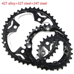 22T/24T/26T/28T/32T/36T/38T/42T/44T for Shimano SRAM 104BCD 64BCD Bicycle Crankset Chainwheel MTB Bike Chain Ring Chainring