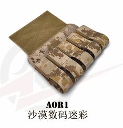 Outdoor Tactical Vest Chest Hanging Bag, Mini Abdominal Bag, Belly Pocket, Five Couplet Partition, D3CRM, MK3, MK4