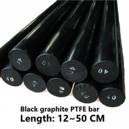 50cm/25cm Length Black graphite polytetrafluoroethylene bar environment-friendly non-toxic DIY PTFE plastic rod bar