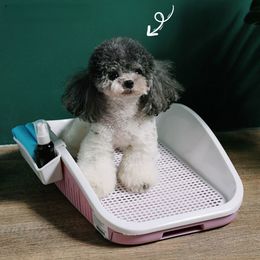 Portable Plastic Toilet for Pet Training, Dog Pad, Cat and Puppy, Indoor Animal Supplies, Double Layer, New, 2021