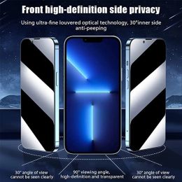 Matte Privacy Screen Protector For iPhone 15 14 13 12 11 Pro MAX Anti-spy Film For iPhone XS MAX XR 13 12MINI Soft Protect Film