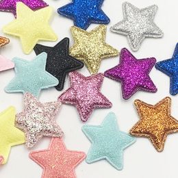 50PCS Mixed Sparkling Padded Heart Stars Rabbit Butterfly Appliques DIY Apparel Accessories Wedding Christmas Decorations A345