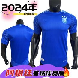 Soccer Jerseys Men's 2024 Argentine Away Player Version Football Game Printable Jersey