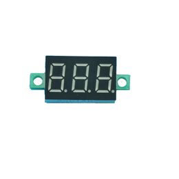 Mini 0.28,0.36,0.56 3 Digit LED Display DC 2.5-30V 0V-100V 2/3 Wire 3 Digit Voltage Panel Meter Display LED Color