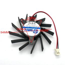 Pads FOR SMY DFS601012L DC12V 1.6W 5510 5.5CM 55MM 2pin 2wire Cooler Fan for video graphics card cooling HZDO