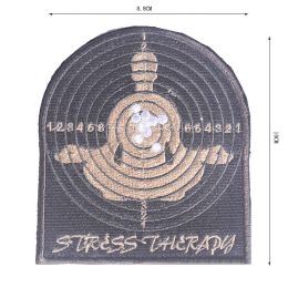 Target Shooting Embroidered Tactical Patch Combat Hook Loop Emblem DIY Patches for Clothing Backpack CAPSULE CORP Badge Militari