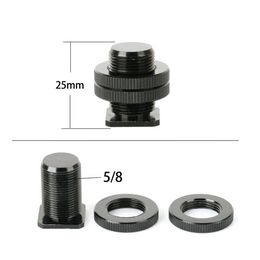 1/4" 3/8" 5/8"inch Tripod Mount Screw with Double Layer to Flash Hot Shoe Adapter Holder Mount Photo Studio Accessories